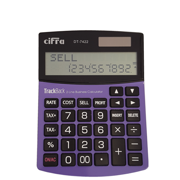 Calculadora Cifra DT -7422 TrackBack