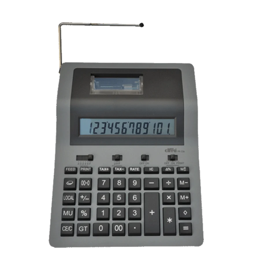 Cifra PR-226/ Con impresor Calculadora de escritorio con impresor de diseño compacto