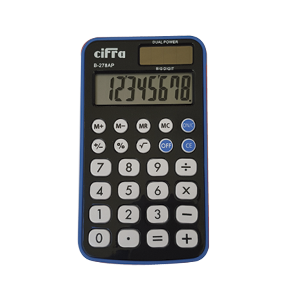 Calculadoras de bolsillo compactas y portátiles
