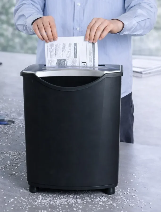 Destructoras de papel de micropartículas